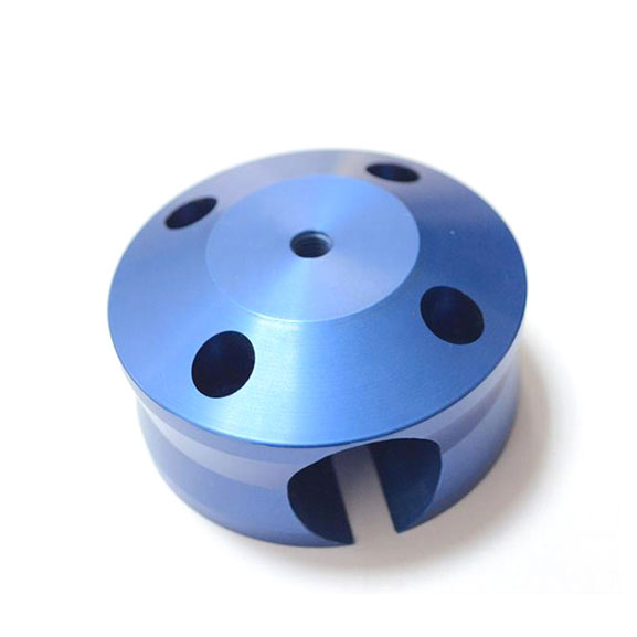 CNC Aluminum parts with Blue anodized colors, Different Colors  anodized parts